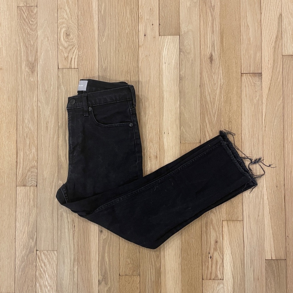 Everlane Kick Crop Jeans - Black